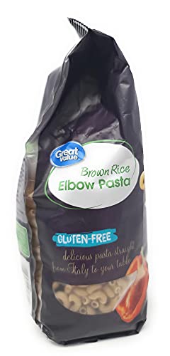 Great Value Brown Rice Elbow Pasta Gluten Free Delicious Pasta Straight From Italy To Your Table Net WT 16 OZ (454g)