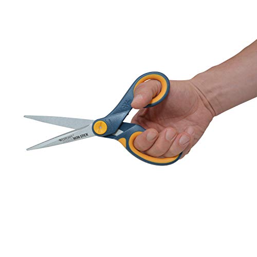 Westcott 8" Titanium Bonded Non-Stick Scissors with Adjustable Glide Feature