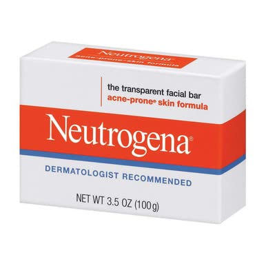 Neutrogena Acne Prone Skin Formula Facial Bar 3.50 oz (Pack of 4)