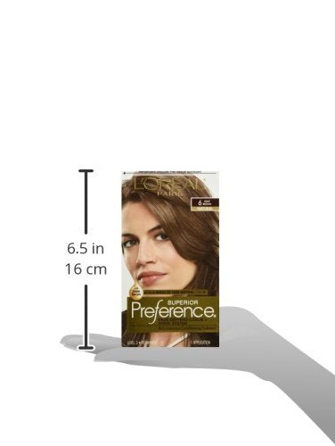 L'Oreal Superior Preference - 6 Light Brown (Natural) 1 Each (Pack of 3)
