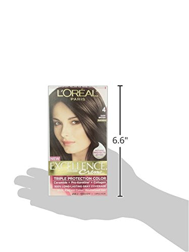 L'Oreal Paris Excellence Creme with Pro-Keratine Complex, Dark Brown