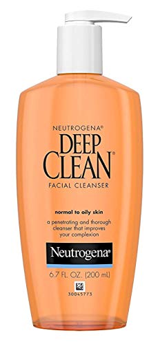 Neutrogena Deep Clean Facial Cleanser 6.7 Ounce (200ml) (Pack of 3)