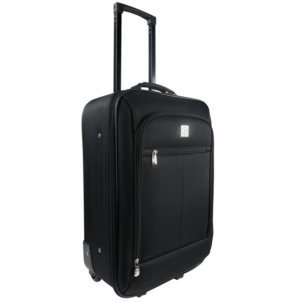 Protege PG97-170-030-16 18" Pilot Case Carry On Luggage - Black