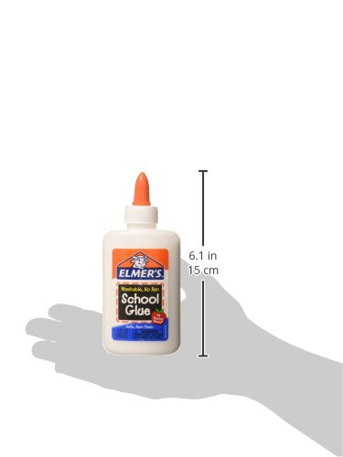 Elmer's Washable School Glue 4 Fl Oz/118 Ml (Pack of 12) (D132) (E304-12PK)