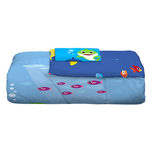 Franco Manufacturing Baby Shark Kids Full Bed in a Bag Bedding Set #697850959