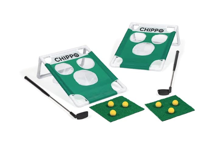 Chippo On-The-Go - Backyard Golf Chipping Game with Clubs and Balls