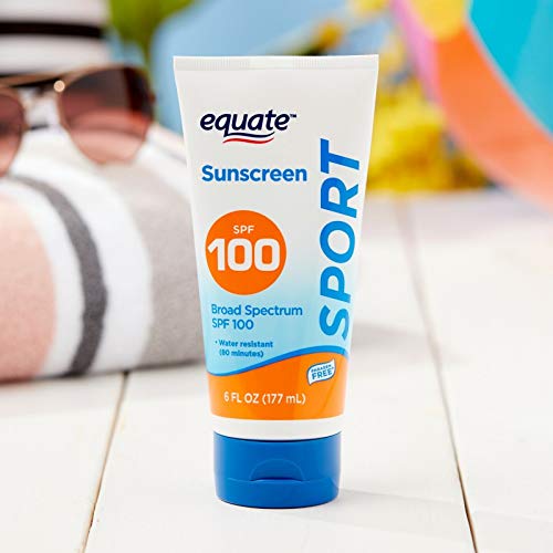 Equate Sport Sunscreen Lotion SPF 100, 6 fl oz