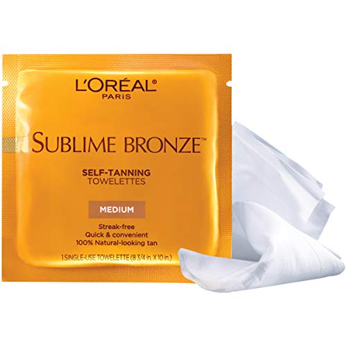 Loreal Paris Sublime Bronze self tanning Towelettes for body (3 Pack)
