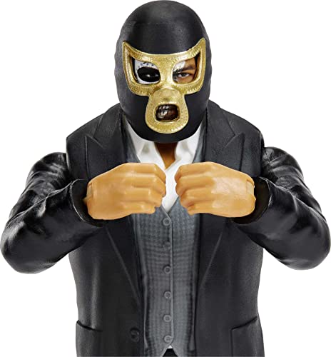 Mattel WWE Raul Mendoza Basic Action Figure, Posable 6-inch Collectible for Ages 6 Years Old & Up