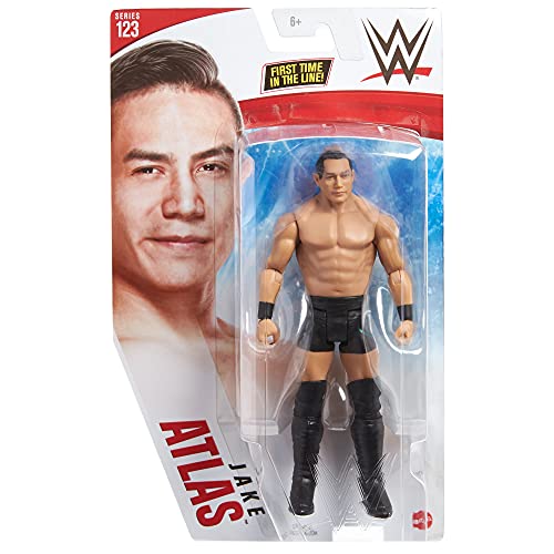 WWE Jake Atlas Action Figure Series 123 Action Figure Posable 6 in Collectible for Ages 6 Years Old and Up