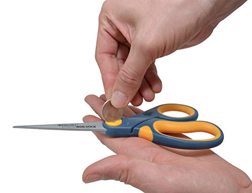Westcott 8" Titanium Bonded Non-Stick Scissors with Adjustable Glide Feature