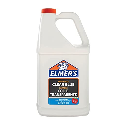 Elmer's Clear Liquid School Glue, Slime Glue, & Craft Glue