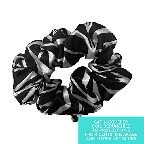 ADAMA XL Satin Scrunchies (2 Pack), No-Marks Hair Accessories, Keep Hair Healthy, For All Hair Types, Prevent Ponytail Creases, Breakage, Frizz, and Split Ends