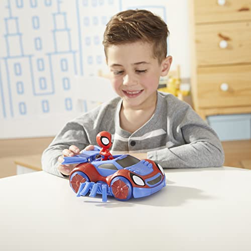 Marvel Spidey and His Amazing Friends Change 'N Go Web-Crawler and Spidey Action Figure