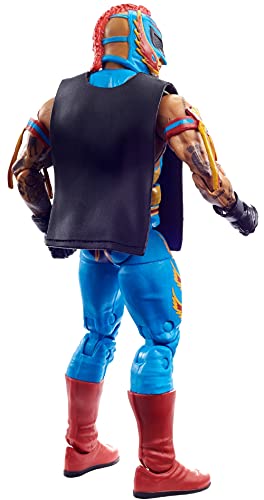 WWE Rey Mysterio Elite Collection Series 89 Action Figure 6 in Posable Collectible Gift Fans Ages 8 Years Old and Up