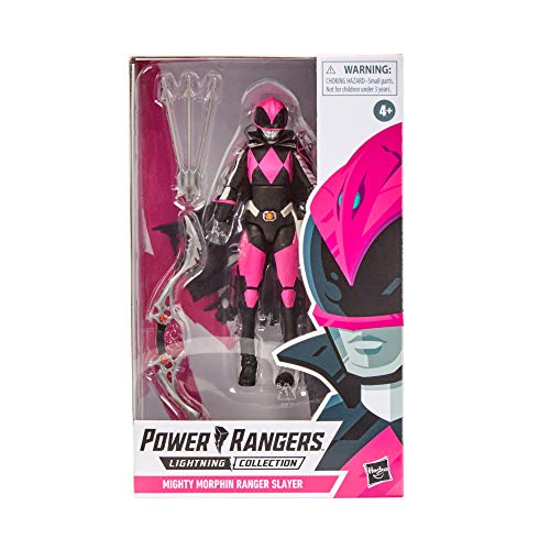 Power Rangers Lightning Collection Mighty Morphin Ranger Slayer 6-Inch Premium Collectible Action Figure with Accessories Inspired by Shattered Grid