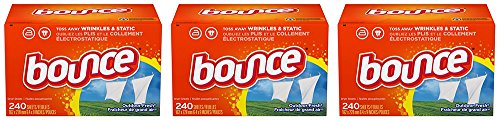 Bounce OVtTDC Fabric Softener Sheets, Outdoor Fresh, 240 Count (3 Pack)