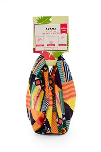 ADAMA Multi-Use Beauty Band - Uses Include Neck Gaiter, Buff, Face Cover, Hair Band, or Bandana - Protection Against Cold, Sun, Wind, and Dust Particles - Culture