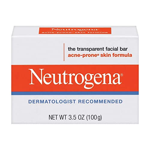 Neutrogena Acne-Prone Skin Formula Facial Bar, 3.5 Ounce (Pack of 10)