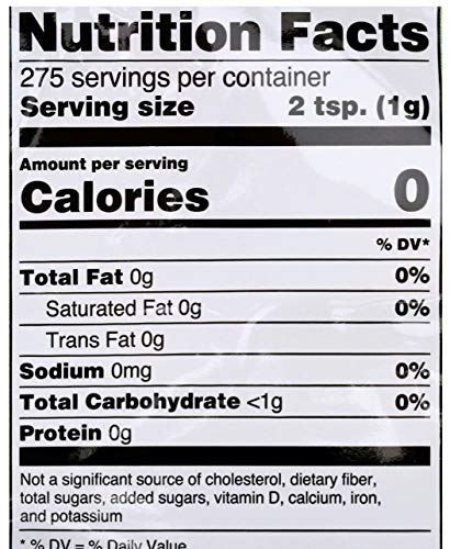 Great Value No Calorie Stevia 9.7 Oz