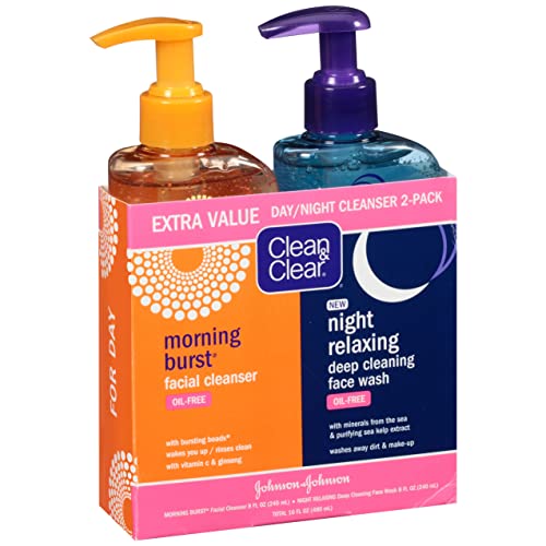 Clean & Clear 2-Pack Day and Night Face Cleanser