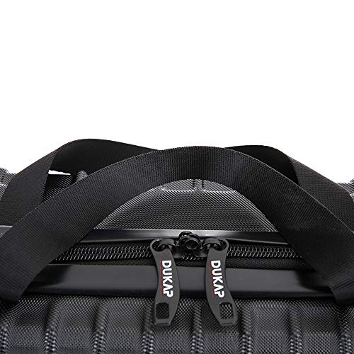 DUKAP Tour Hardside Luggage with Integrated USB Port and Spinner Wheel, Travel Suitcase with TSA Lock and Ergonomic GEL Handle