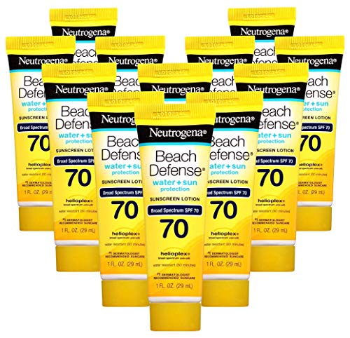 Neutrogena Beach Defense Sunscreen Lotion Pack Broad Spectrum SPF 70 oz
