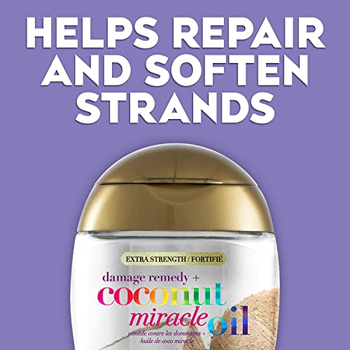 Ogx Coconut Miracle Oil Penetrating 3.3 Ounce X-Strength (100ml) (3 Pack)