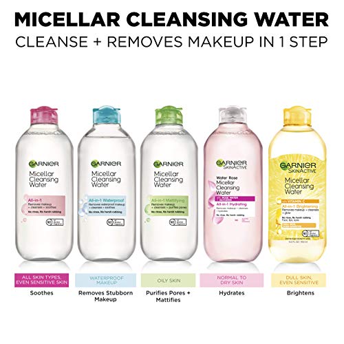 Garnier SkinActive Micellar Water For Waterproof Makeup, Facial Cleanser & Makeup Remover