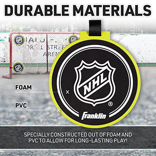 Franklin Sports Hockey Shooting Targets - NHL - 4 Knock Out Targets with Goal Attachments