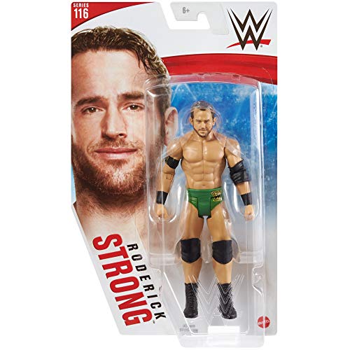 WWE Roderick Strong Action Figure, Posable 6-in Collectible for Ages 6 Years Old & Up