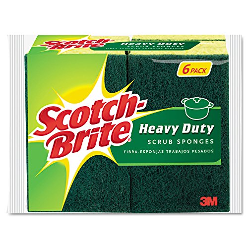 Scotch-Brite Heavy Duty Scrub Sponges Value Pack, 6 Pack